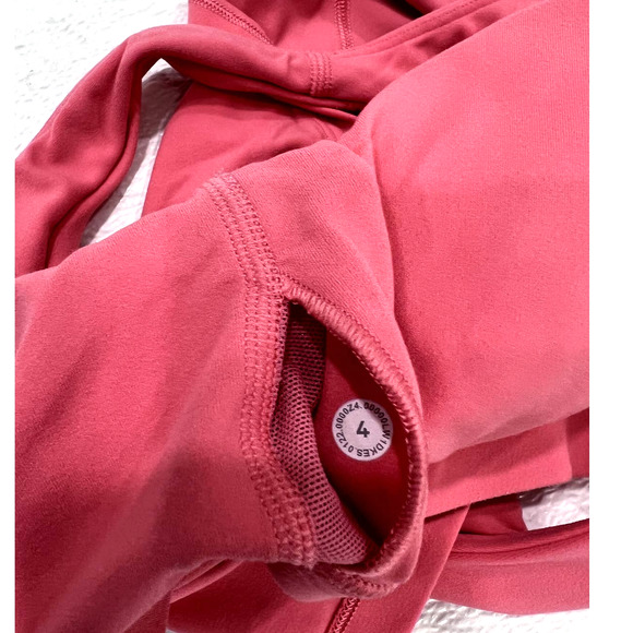 Lululemon Align High Neck Tank Top Raspberry Cream Sz 4 Nulu - Picture 3 of 3